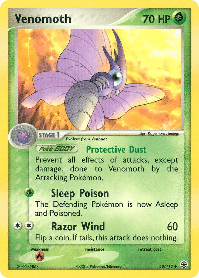 Venomoth — FireRed & LeafGreen #49