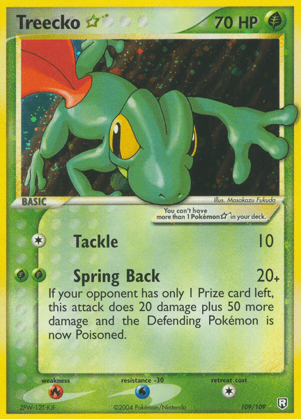 Treecko ★ — Team Rocket Returns #109