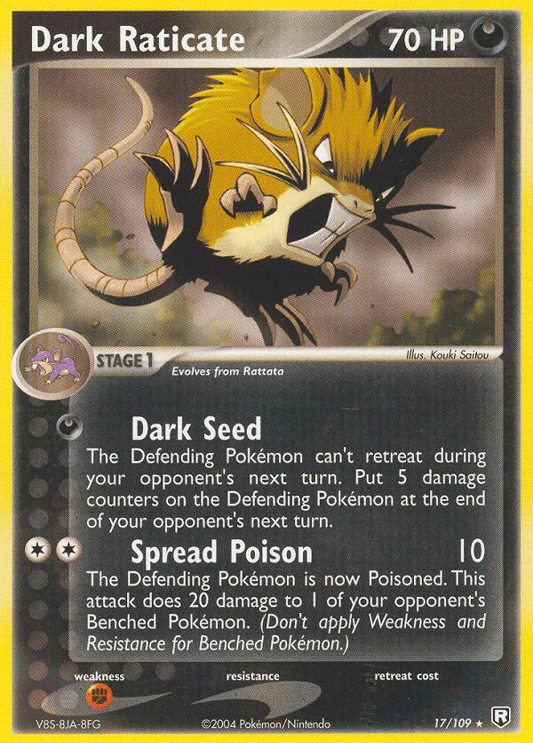 Dark Raticate — Team Rocket Returns #17