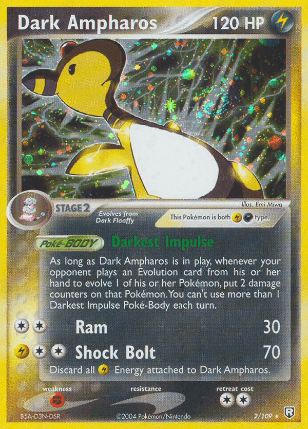Dark Ampharos — Team Rocket Returns #2