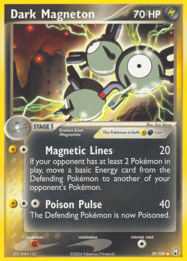 Dark Magneton — Team Rocket Returns #39