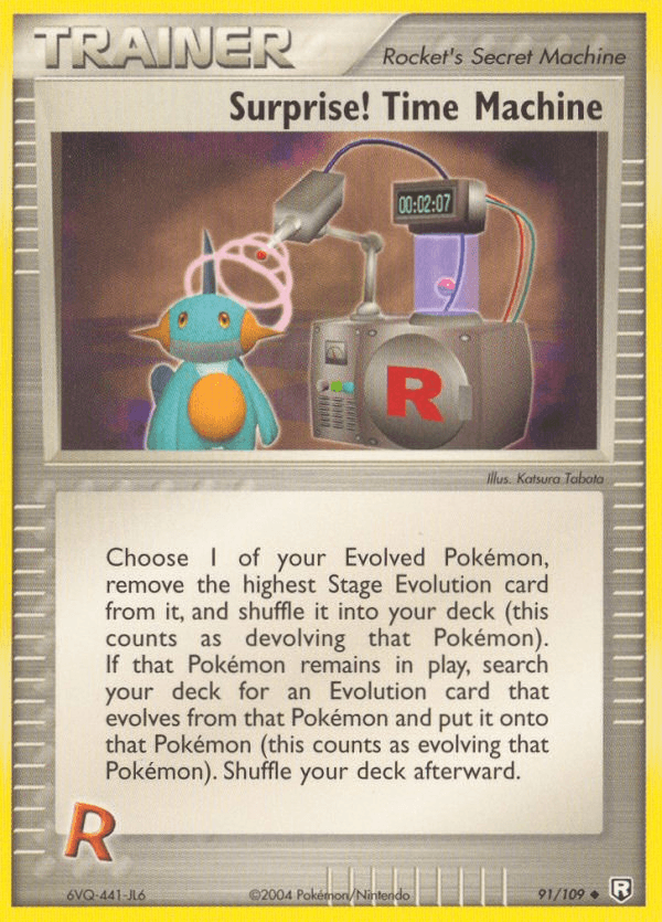 Surprise! Time Machine — Team Rocket Returns #91