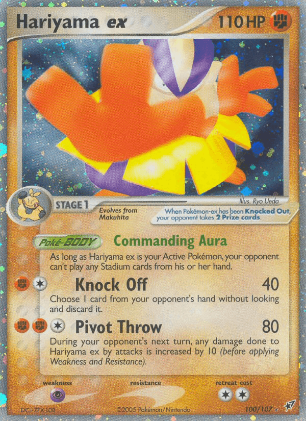 Hariyama ex — Deoxys #100