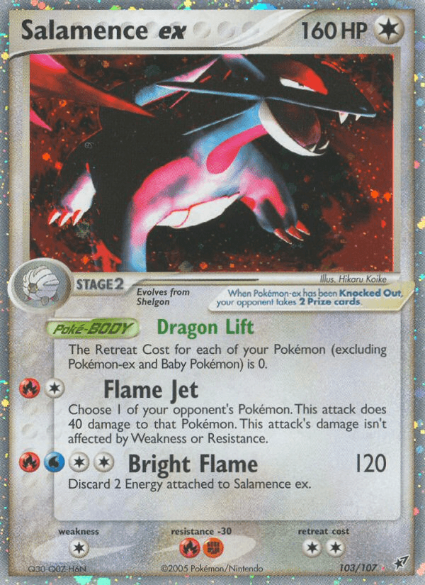 Salamence ex — Deoxys #103