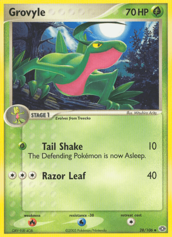 Grovyle — Emerald #28