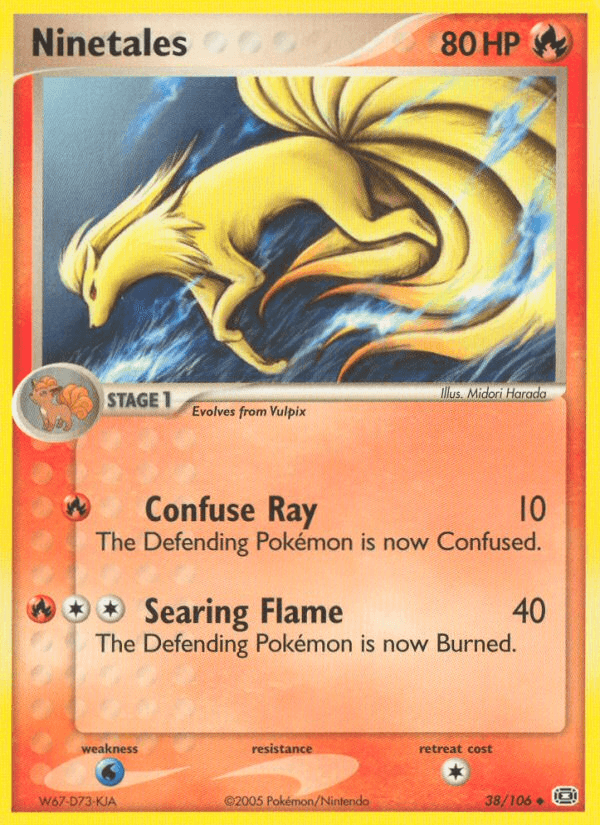 Ninetales — Emerald #38