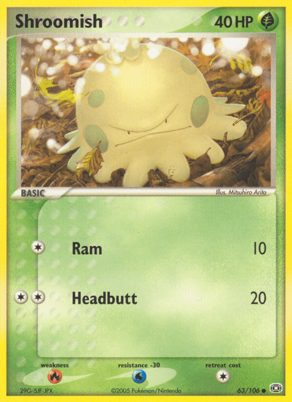 Shroomish — Emerald #63
