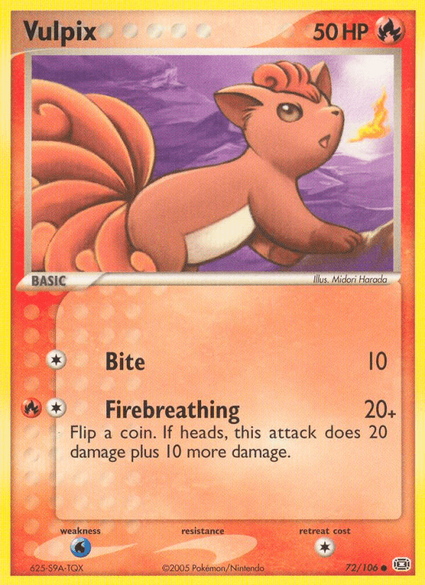Vulpix — Emerald #72