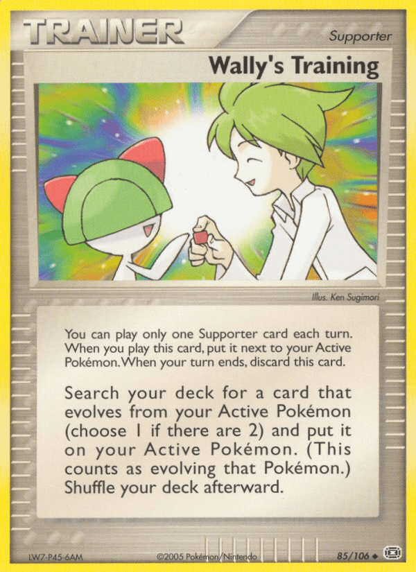 Wally's Training — Emerald #85