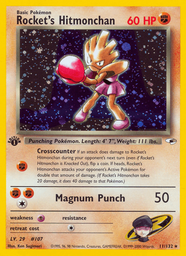 Rocket's Hitmonchan — Gym Heroes #11