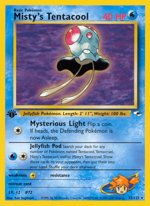 Misty's Tentacool — Gym Heroes #32