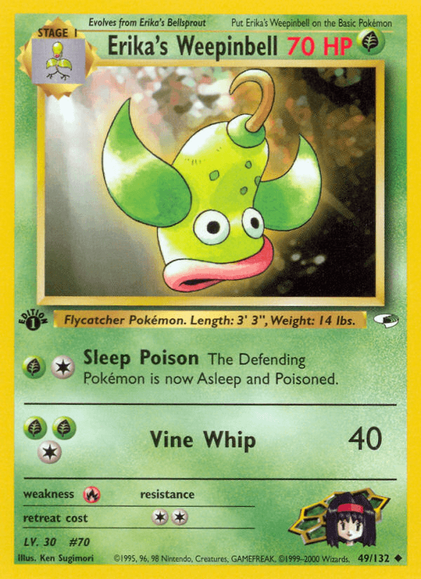 Erika's Weepinbell — Gym Heroes #49