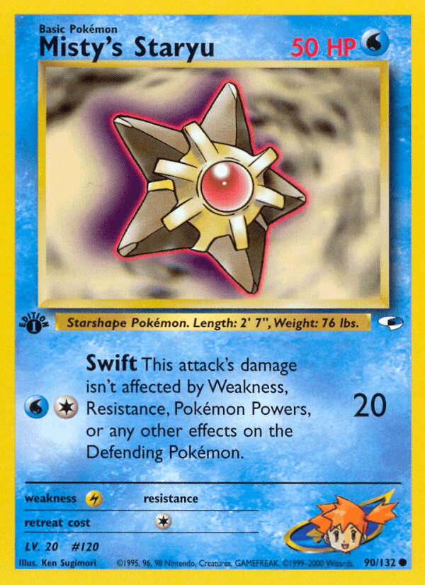 Misty's Staryu — Gym Heroes #90