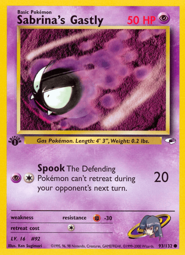 Sabrina's Gastly — Gym Heroes #93