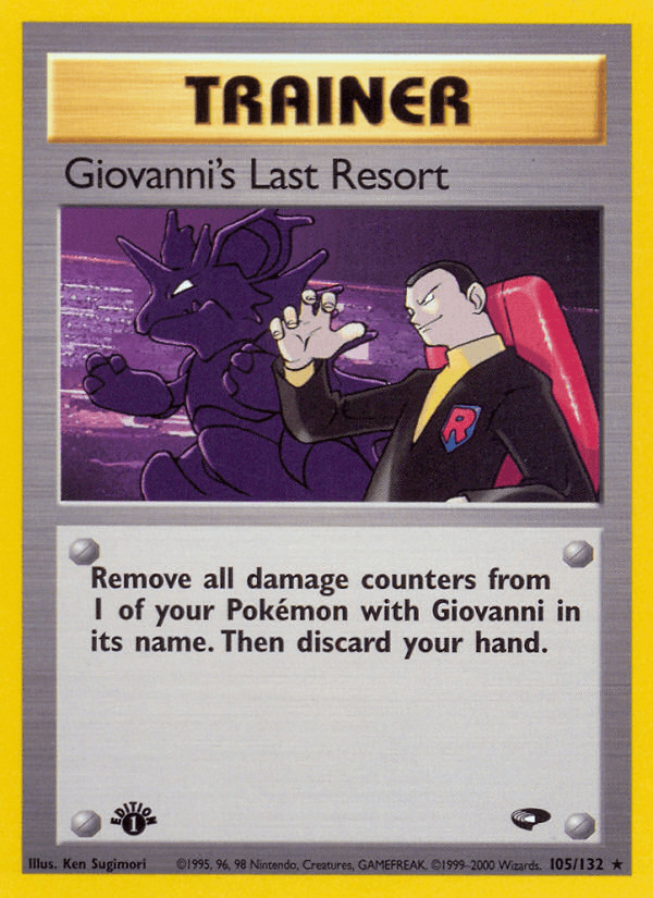 Giovanni's Last Resort — Gym Challenge #105