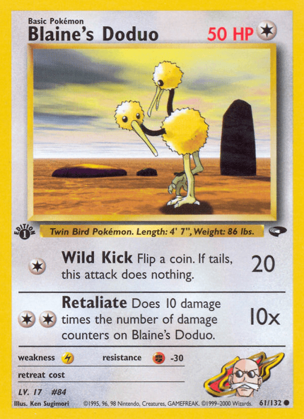 Blaine's Doduo — Gym Challenge #61