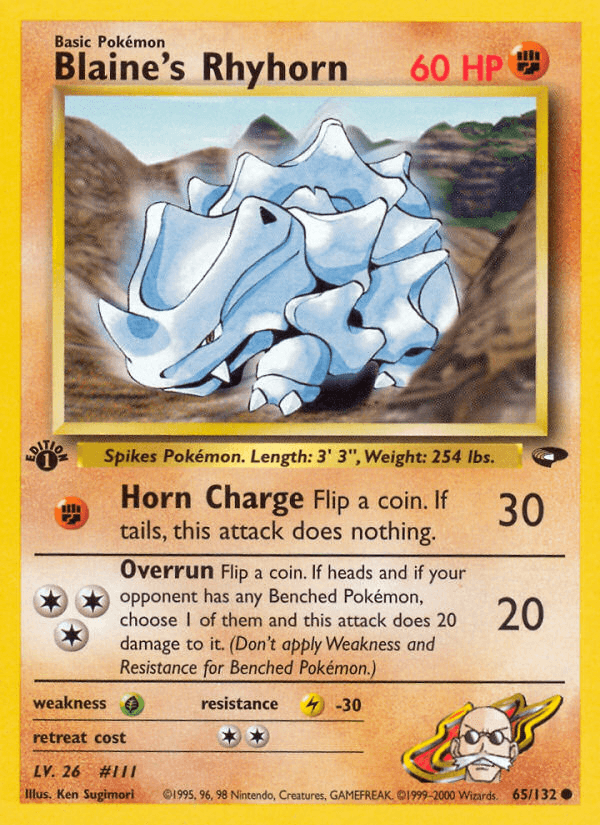 Blaine's Rhyhorn — Gym Challenge #65