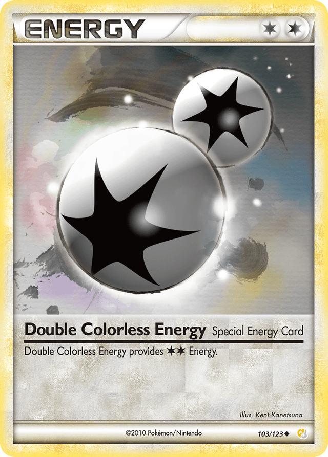 Double Colorless Energy — HeartGold & SoulSilver #103