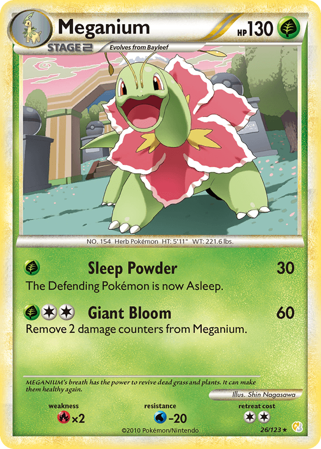 Meganium — HeartGold & SoulSilver #26
