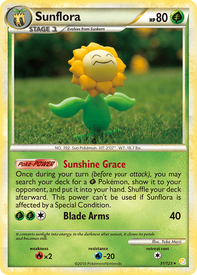 Sunflora — HeartGold & SoulSilver #31