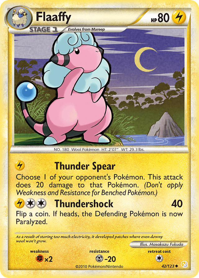 Flaaffy — HeartGold & SoulSilver #42