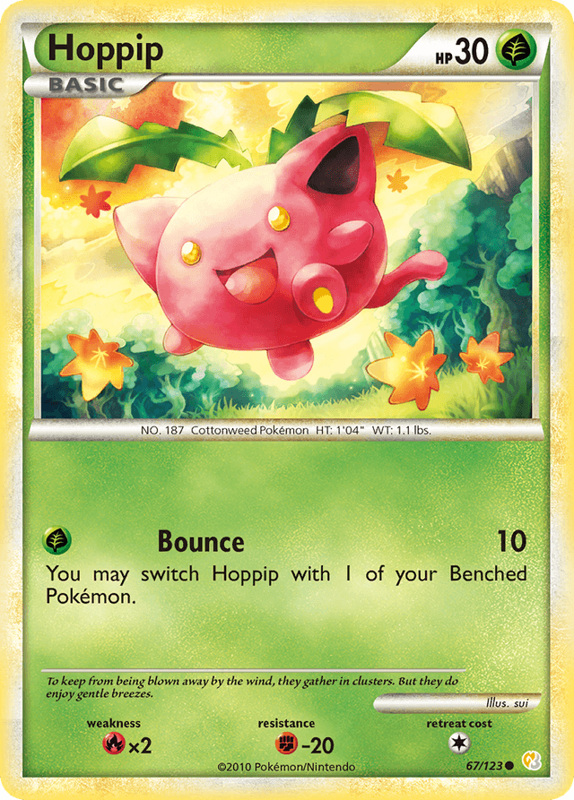 Hoppip — HeartGold & SoulSilver #67