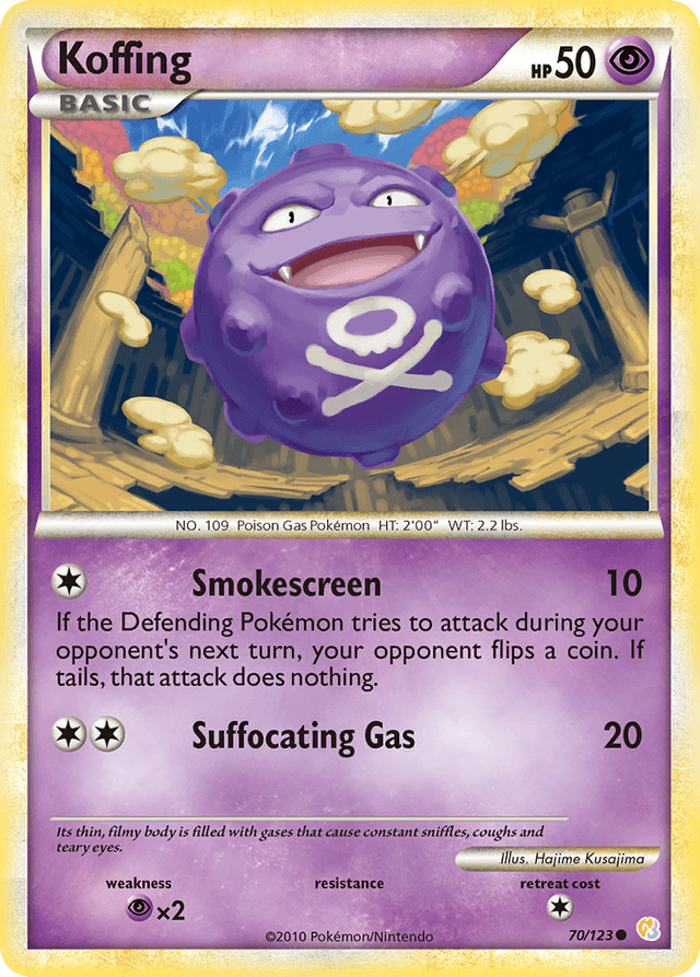 Koffing — HeartGold & SoulSilver #70