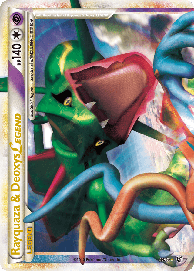 Rayquaza & Deoxys LEGEND — HS—Undaunted #89