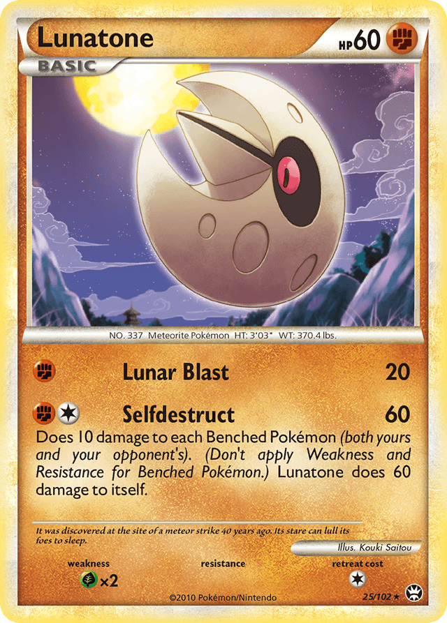 Lunatone — HS—Triumphant #25