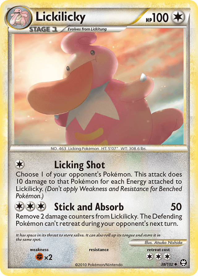 Lickilicky — HS—Triumphant #38