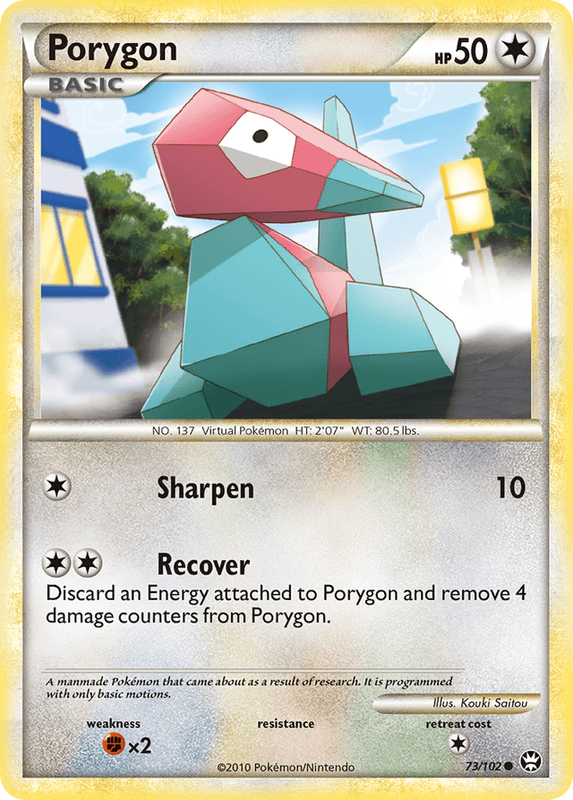 Porygon — HS—Triumphant #73