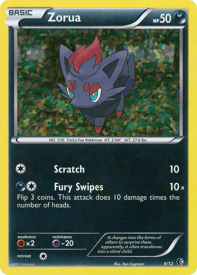 Zorua — McDonald's Collection 2011 #9