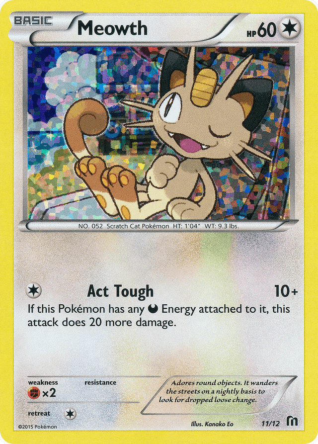 Meowth — McDonald's Collection 2016 #11
