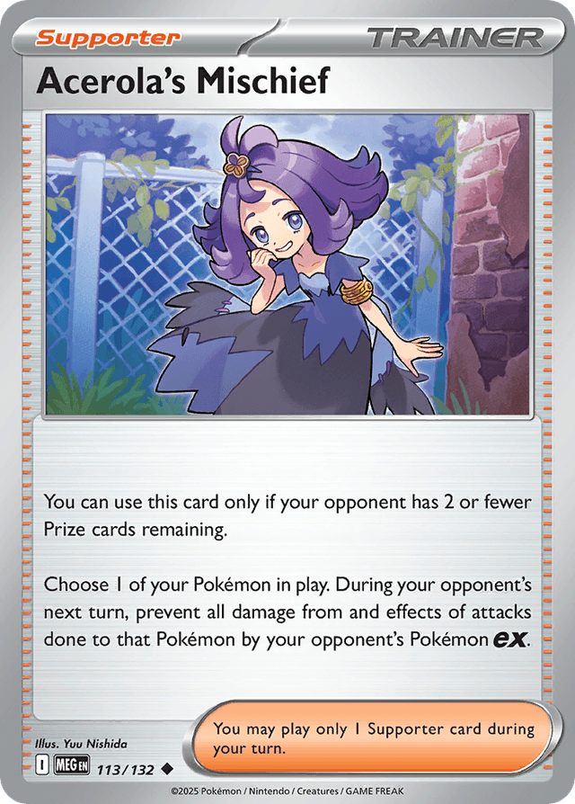 Acerola's Mischief — Mega Evolution #113