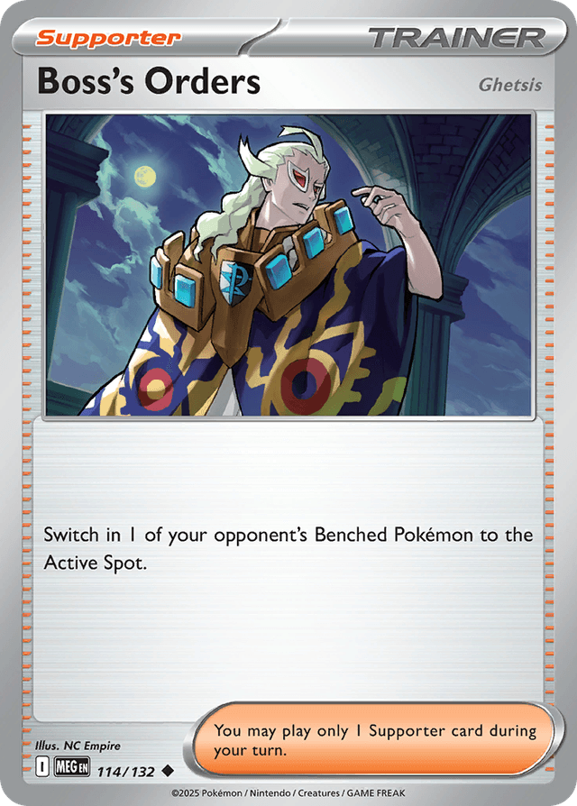 Boss's Orders — Mega Evolution #114