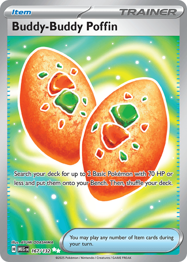 Buddy-Buddy Poffin — Mega Evolution #167