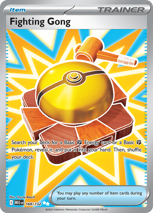 Fighting Gong — Mega Evolution #168