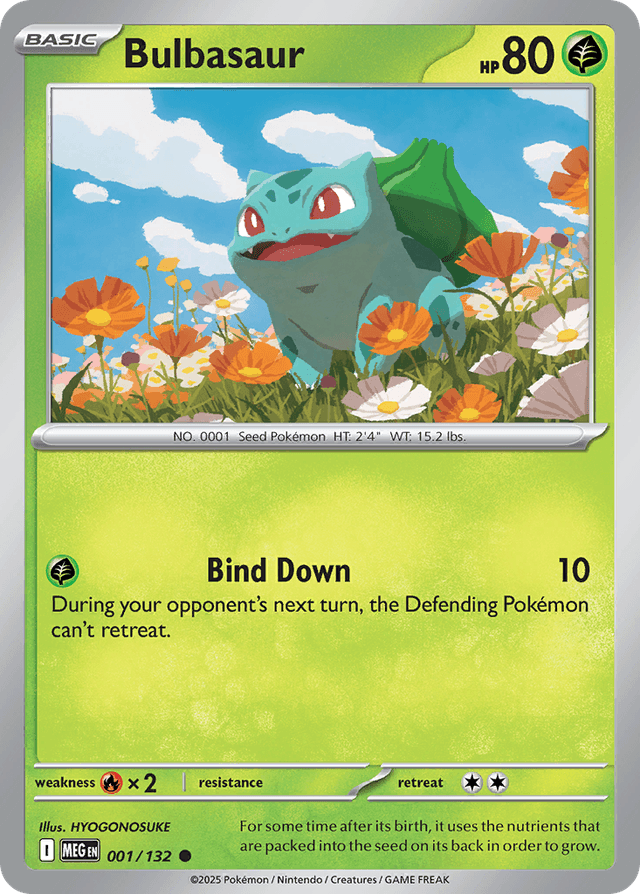 Bulbasaur — Mega Evolution #1