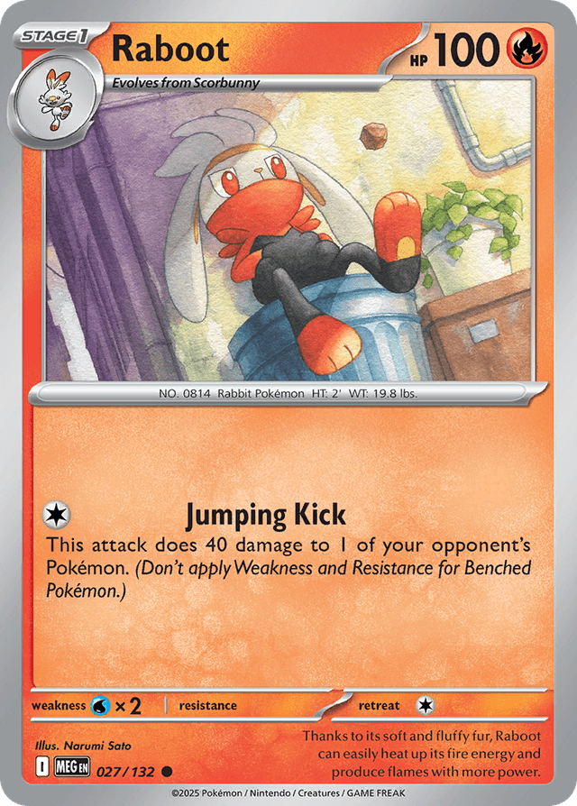 Raboot — Mega Evolution #27