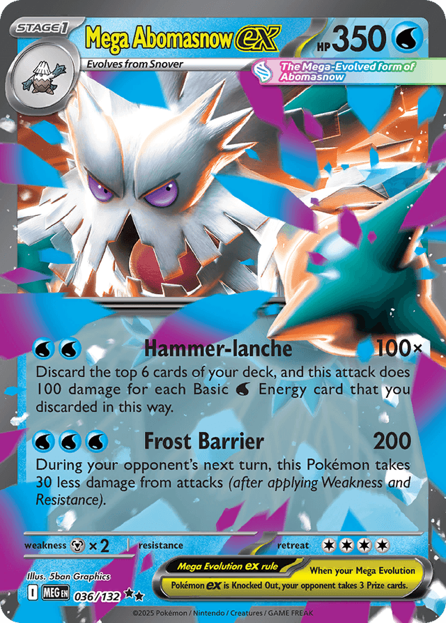 Mega Abomasnow ex — Mega Evolution #36