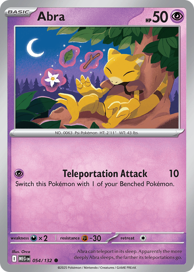 Abra — Mega Evolution #54