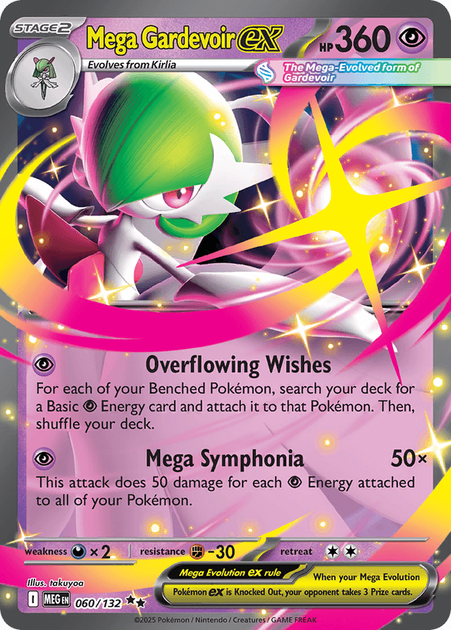 Mega Gardevoir ex — Mega Evolution #60