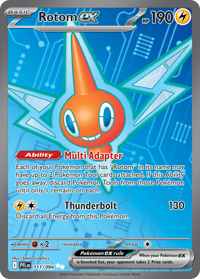 Rotom ex — Phantasmal Flames #111