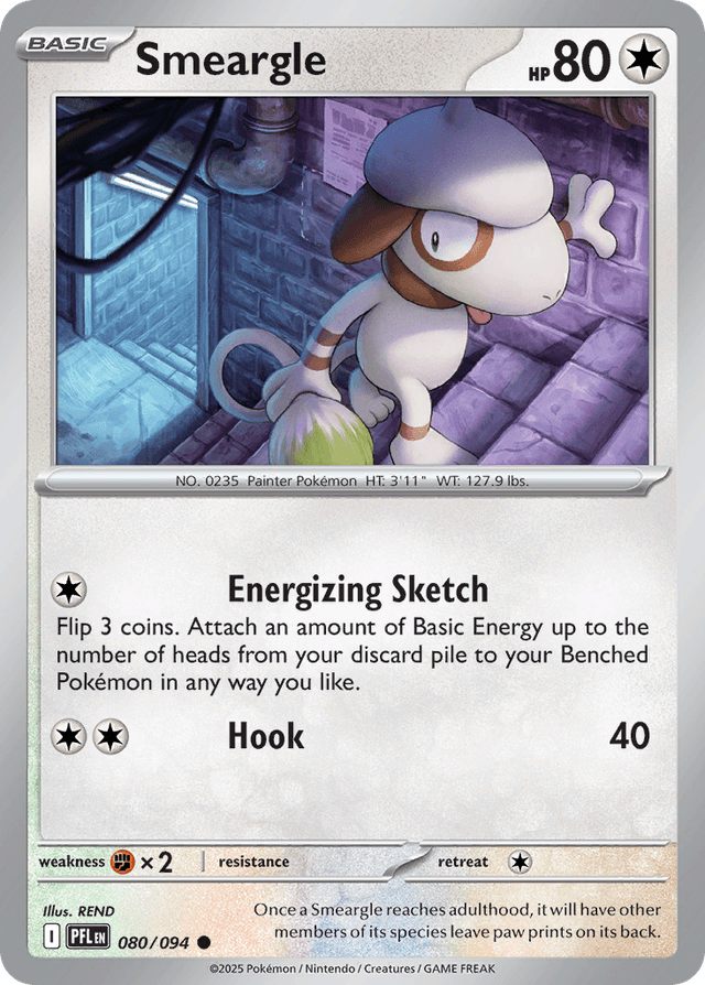 Smeargle — Phantasmal Flames #80