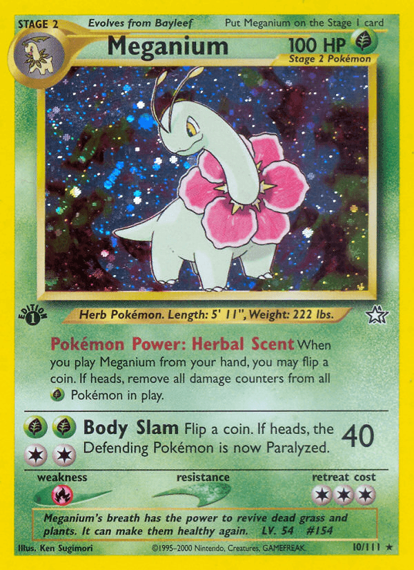 Meganium — Neo Genesis #10