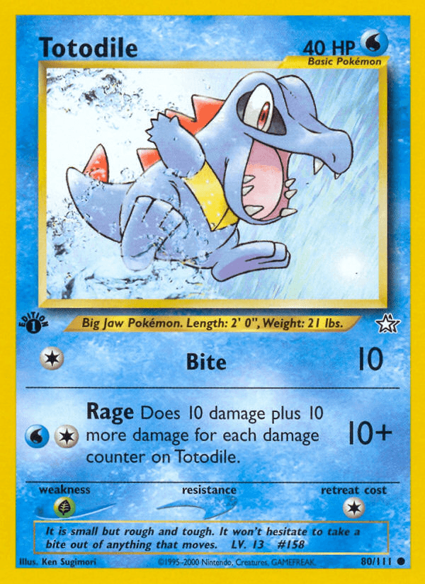 Totodile — Neo Genesis #80