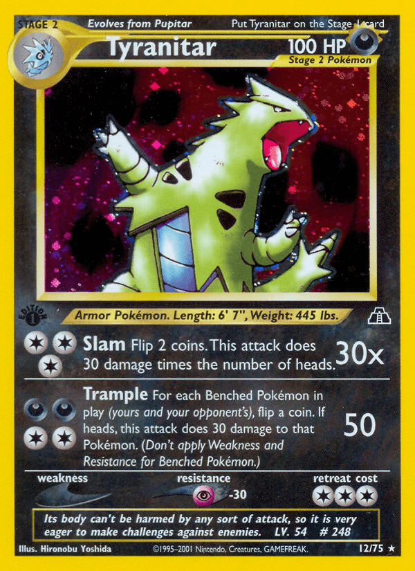 Tyranitar — Neo Discovery #12