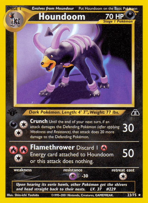 Houndoom — Neo Discovery #23