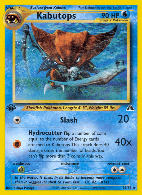 Kabutops — Neo Discovery #25