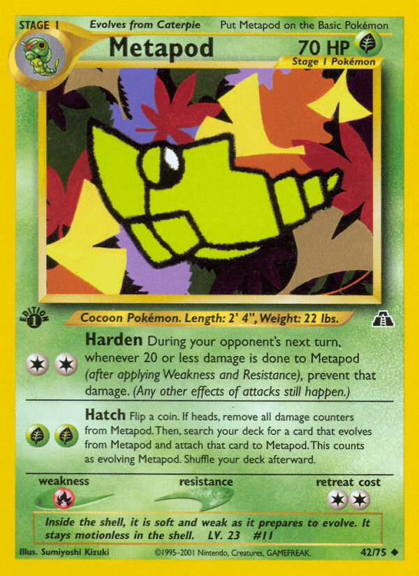 Metapod — Neo Discovery #42